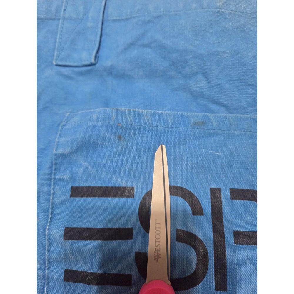 Vintage 90’s ESPRIT Blue Black Logo Tote Carryall Shopper Bag Large Made In USA - Picture 13 of 14